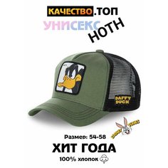 Бейсболка Looney Tunes, размер 54-58, зеленый, черный Hoth