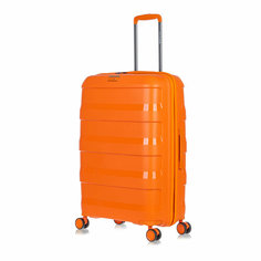 Чемодан Lcase Monaco, 95 л, размер L, оранжевый