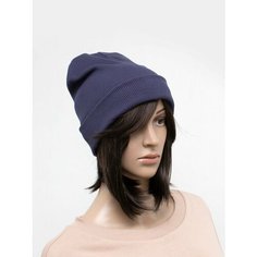 Шапка бини Impresa, размер 48-50, индиго
