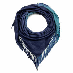 Платок Cashmere,105х97 см, синий/голубой