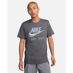 Футболка спортивная NIKE, размер XL, серый