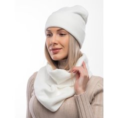 Шапка бини ArKgreat, размер 54-59, белый