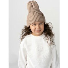 Шапка бини Toucan for Kids, размер 46-48, бежевый