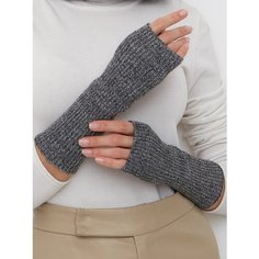 Митенки Lesnikova Design, размер 6-8, серый меланж