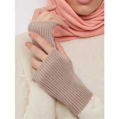 Митенки Lesnikova Design, размер 6-8, бежевый