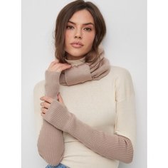 Митенки Lesnikova Design, размер 6-8, бежевый