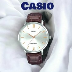 Наручные часы CASIO, бордовый, белый