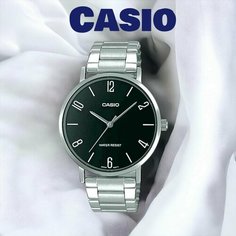 Наручные часы CASIO, черный, серебряный