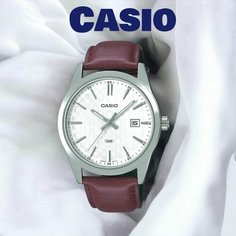 Наручные часы CASIO, бордовый, серый