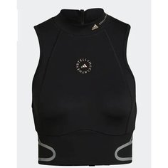 Кроп-топ adidas, размер XS INT, черный
