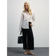 Брюки кюлоты Zarina, размер 2XS (RU 40)/170, черный