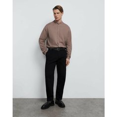 Брюки чинос Gloria Jeans GJ BLACK, размер 40/176, чёрный