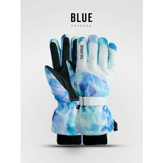 Перчатки Skifree, размер M, синий/голубой
