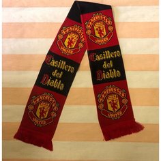 Шарф , красный/черный Без бренда