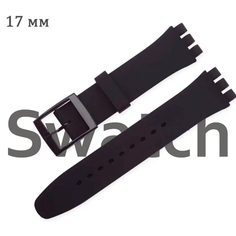 Ремешок swatch, фактура матовая, черный