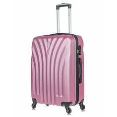 Чемодан Lcase Phuket, 69 л, размер M, розовое золото