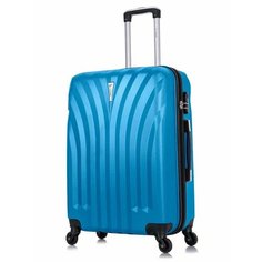 Чемодан Lcase Phuket, 89 л, размер M, светло-синий