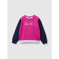 Свитшот UNITED COLORS OF BENETTON, размер 104, фиолетовый