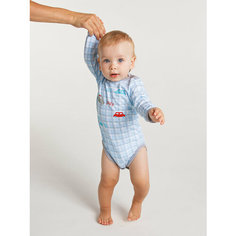 Боди КотМарКот, размер 62, голубой