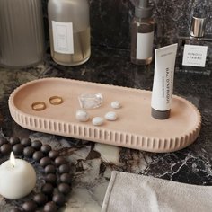 Подставка для украшений MUSKO, 11х2.4х26 см, , розовый