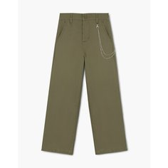 Брюки Gloria Jeans, размер 10-11л/146 (36), хаки