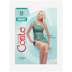 Колготки Conte elegant Nuance, 15 den, размер 3, коричневый