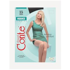 Колготки Conte elegant Nuance, 15 den, размер 4, nero