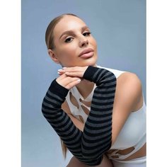 Митенки , размер one size, серый/черный Style Store