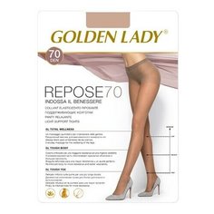 Колготки Golden Lady Repose, 70 den, профилактический класс компресии, размер 2, melon