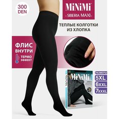 Колготки MiNiMi Siberia, 300 den, размер 5, nero