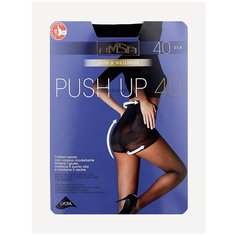 Колготки Omsa Push Up, 40 den, размер 4, nero