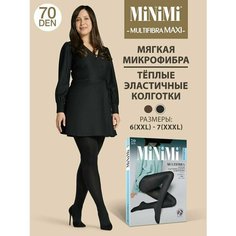 Колготки MiNiMi Multifibra, 70 den, размер 6, nero