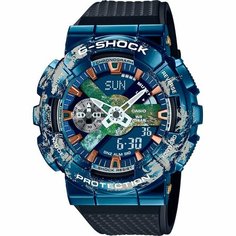 Наручные часы CASIO G-Shock, синий/черный