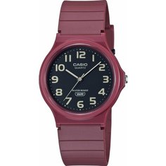 Наручные часы CASIO, черный, бордовый