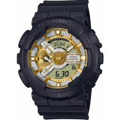 Наручные часы CASIO, серый, золотой, черный