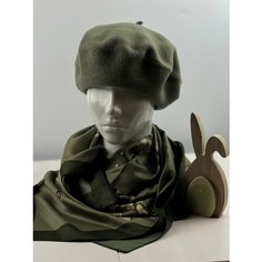 Берет TONAK, размер 57-59, зеленый/коричневый