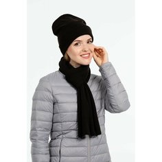 Шарф teplo,170х20 см, черный Тепло