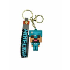 Брелок, бирюзовый Minecraft
