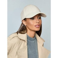 Бейсболка Кашемир Avenberg, размер One Size (56-60), серый, бежевый