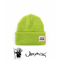 Шапка бини HHX ННХ, размер one size, зеленый яркий кислотный