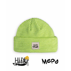 Шапка бини HHX ННХ, размер one size, зеленый яркий кислотный
