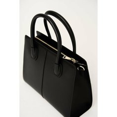 Сумка тоут Vael, фактура матовая, гладкая, black