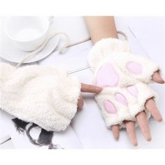 Перчатки , размер 17, белый Gloves Mittens