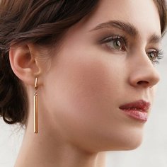 Серьги Яхонт, золото, 585 проба