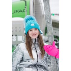 Шапка бини Orso Bianco, размер 56, бирюзовый