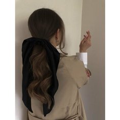 Платок Siya Scarf,70х70 см, черный