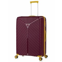 Чемодан Lcase Seoul, 122 л, размер L, бордовый