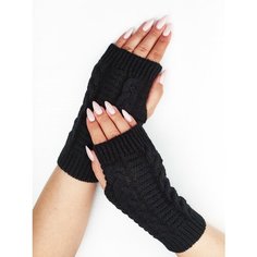 Митенки Untex, размер оne size, черный