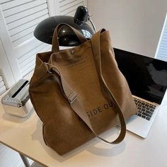 Сумка тоут , коричневый Без бренда