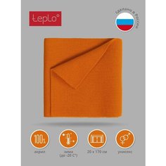 Шарф teplo,170х20 см, оранжевый Тепло